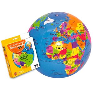GLOBO HINCHABLE NUESTRO MUNDO 30 CM