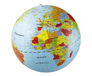 GLOBO HINCHABLE EL MUNDO