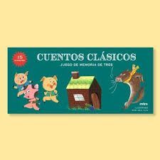 CUENTOS CLASICOS JUEGO DE MEMORIA DE TRES
