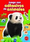 JUEGA CON ADHESIVOS DE ANIMALES 3 (ROJO)