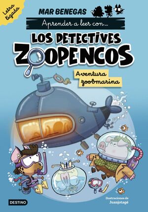APRENDER A LEER CON... LOS DETECTIVES ZOOPENCOS. LETRA LIGADA 1. AVENTURA ZOOBMA