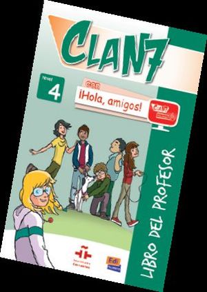 CLAN 7 ¡HOLA AMIGOS! 4 LIBRO DEL PROFESOR+CD+CD ROM