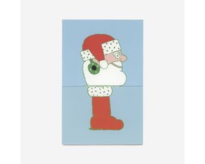 SEYMOUR CHWAST. POSTAL DE NAVIDAD