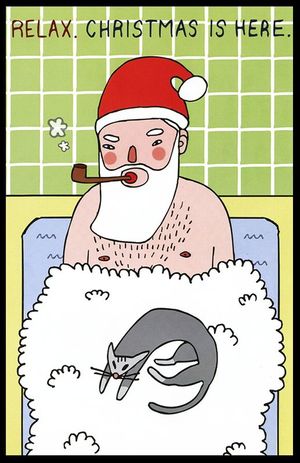 NORA KRUG. POSTAL NAVIDAD