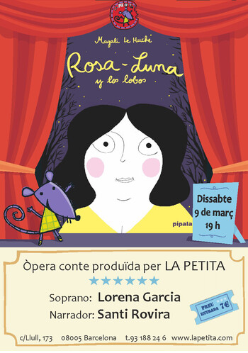 19:00 h. - Rosa Luna y los lobos